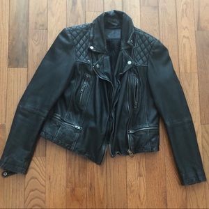 All Saints Genuine Leather Jacket
